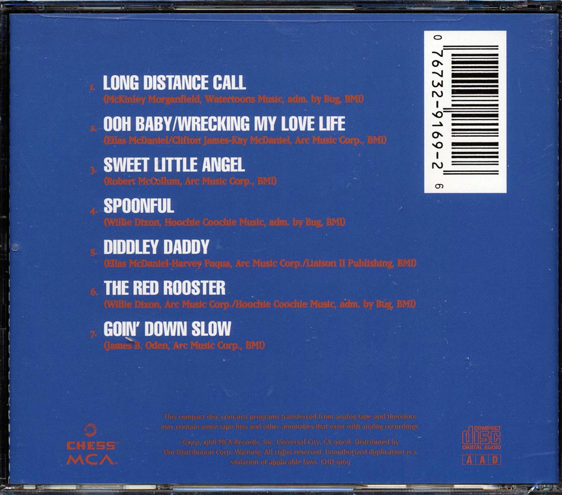 Howlin' Wolf, Muddy Waters, Bo Diddley - The Super Super Blues Band