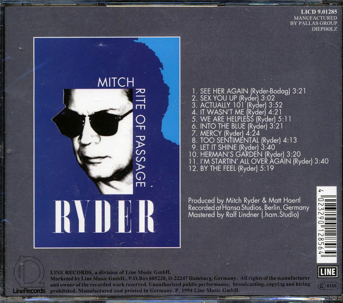Mitch Ryder - Rite Of Passage