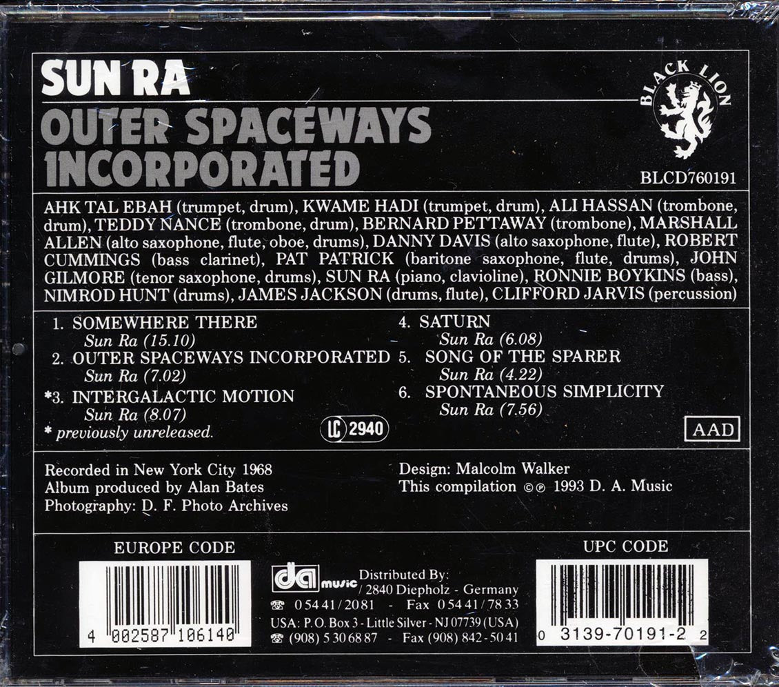 Sun Ra - Outer Spaceways Incorporated