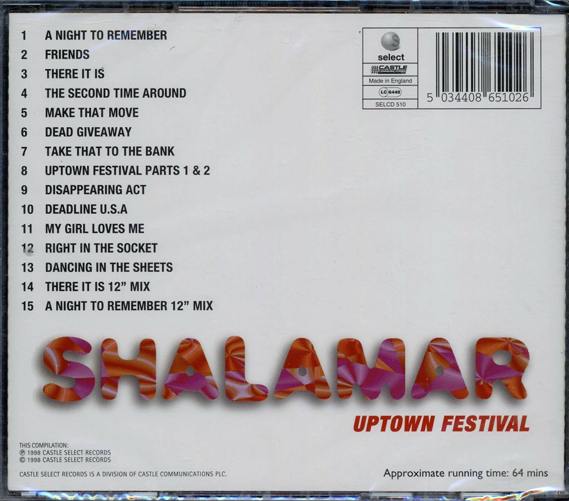 Shalamar - Uptown Festival