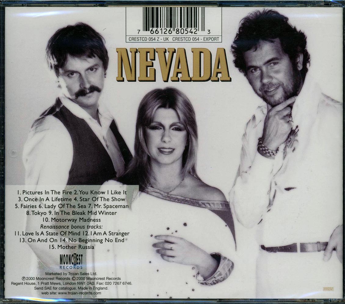 Nevada, Renaissance - Pictures In The Fire (+ 6 bonus tracks)