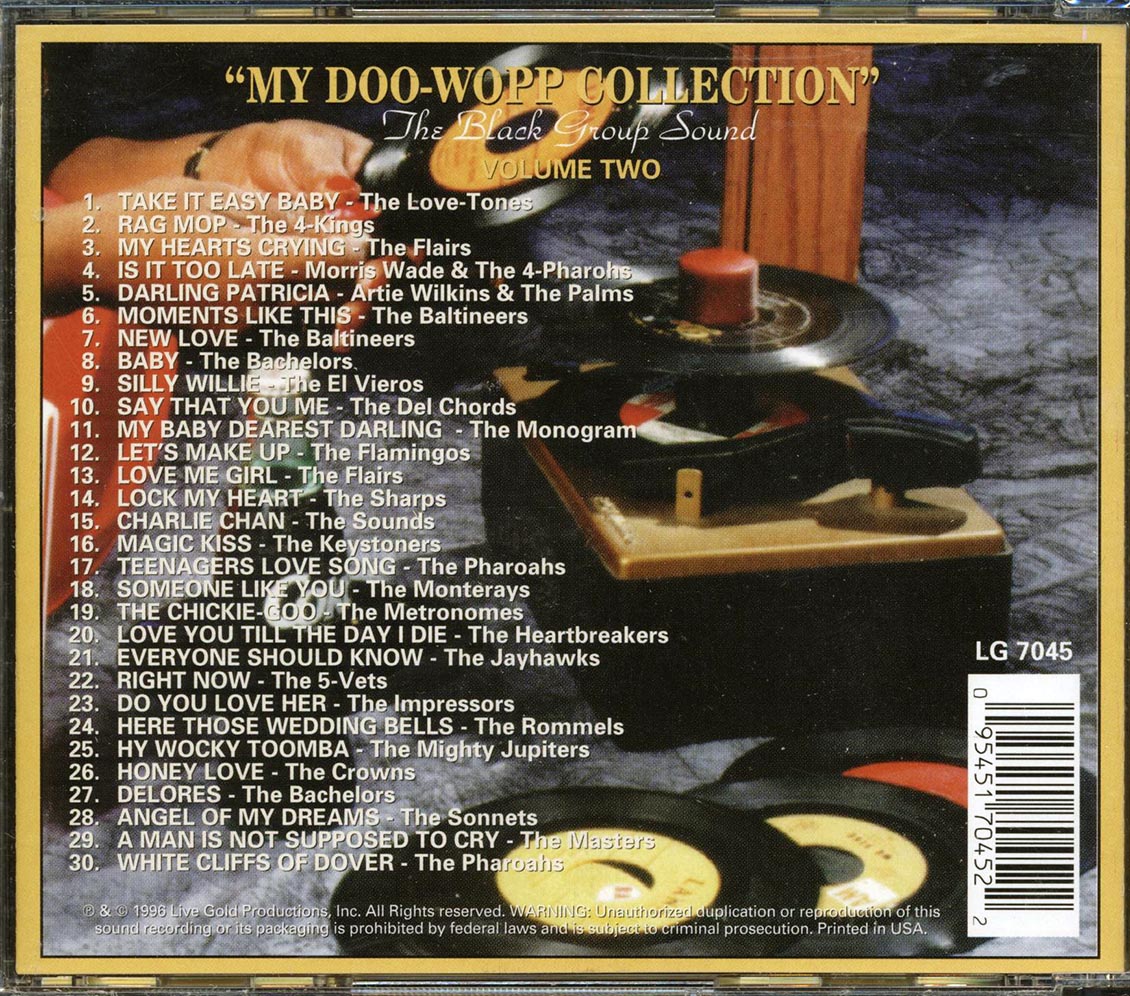 The Love-Tones, The Flairs, The Four Kings, The Baltineers, Etc. - My Doo-Wopp Collection: The Black Group Sound Volume 2 (30 tracks)