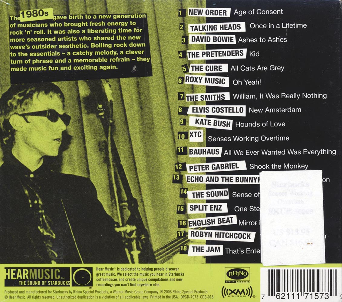Talking Heads, David Bowie, The Pretenders, The Cure, Roxy Music, Etc. - Senses Working Overtime: Circa 80 (deluxe 3-fold digipak)