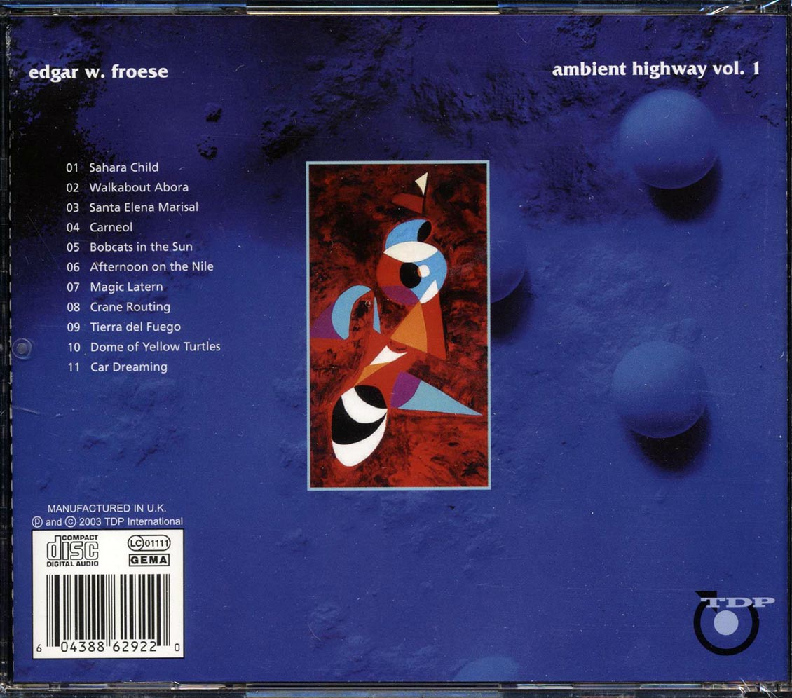 Edgar W Froese - Ambient Highway Volume 1