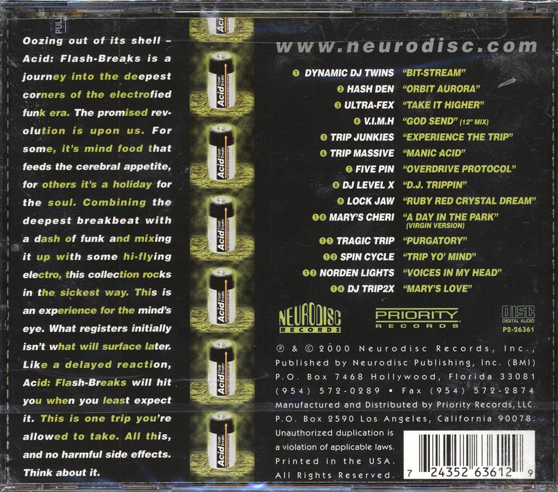 Dynamic DJ Twins, Hash Den, Ultra-Fex, Etc - Acid: Flash-Breaks