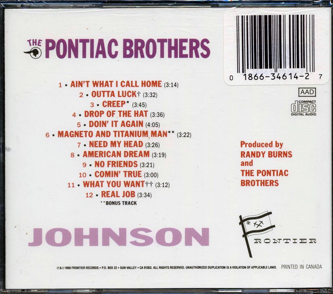 The Pontiac Brothers - Johnson (+bonus track)