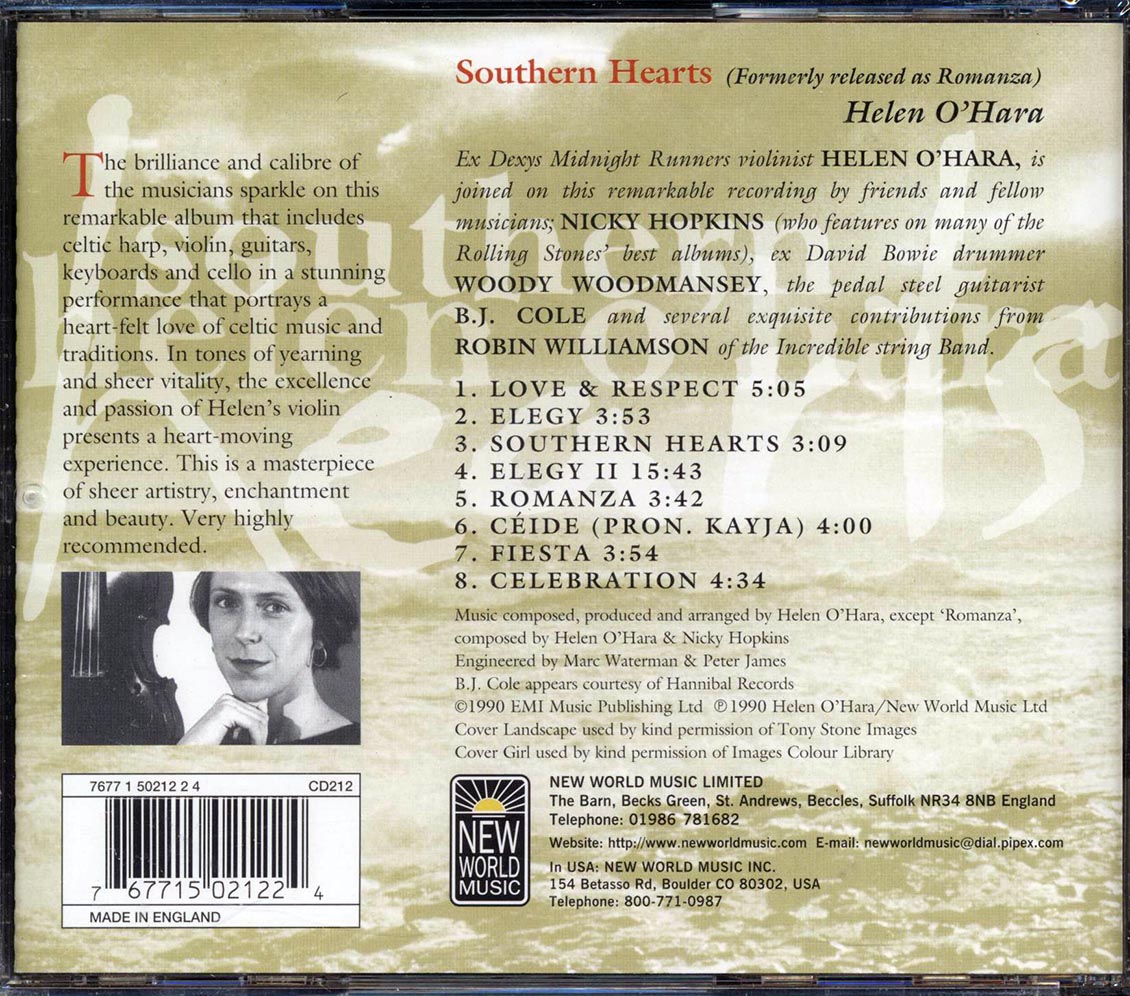 Helen O'Hara - Southern Hearts