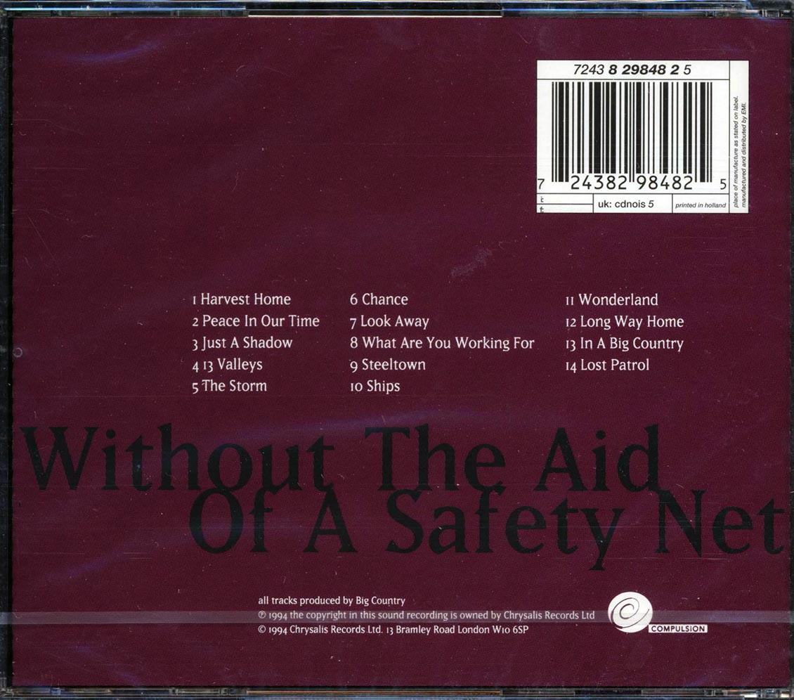 Big Country - Without The Aid Of A Safety Net: Live