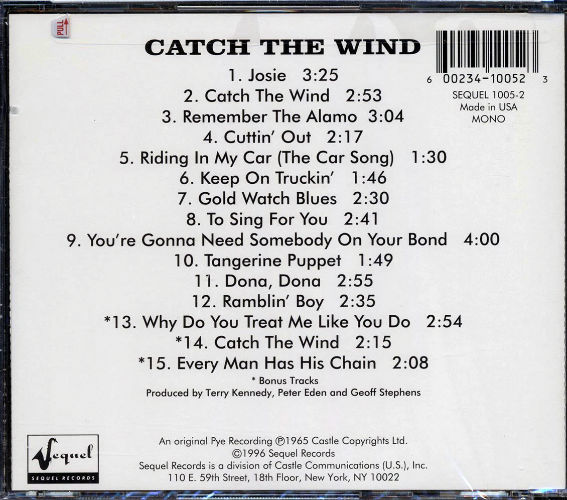 Donovan - Catch The Wind