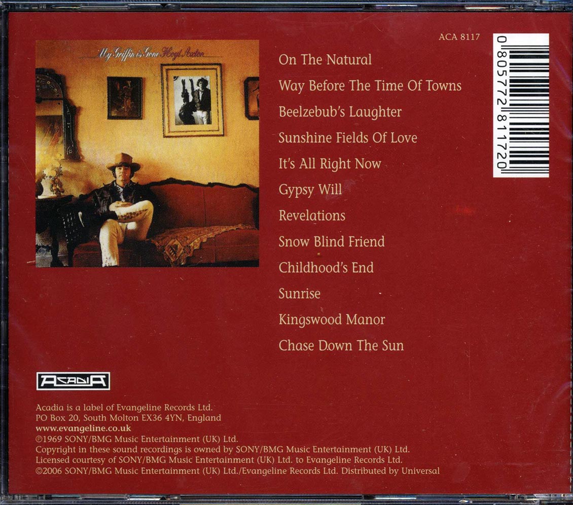 Hoyt Axton - My Griffin Is Gone