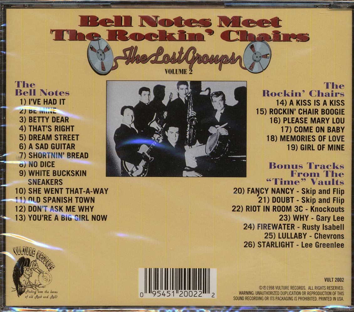 Bell Notes, The Rockin' Chairs, Skip & Flip, Etc. - The Bell Notes Meet The Rockin' Chairs: The Lost Groups Volume 2 (26 tracks)