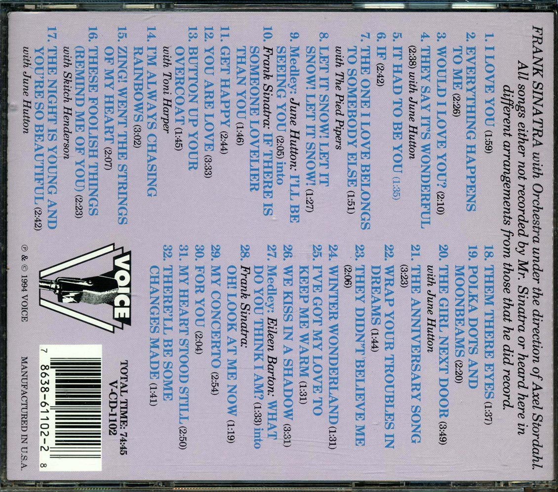 Frank Sinatra - There'll Be Some Changes Made: The Rarities 1950-1951 (32 tracks)