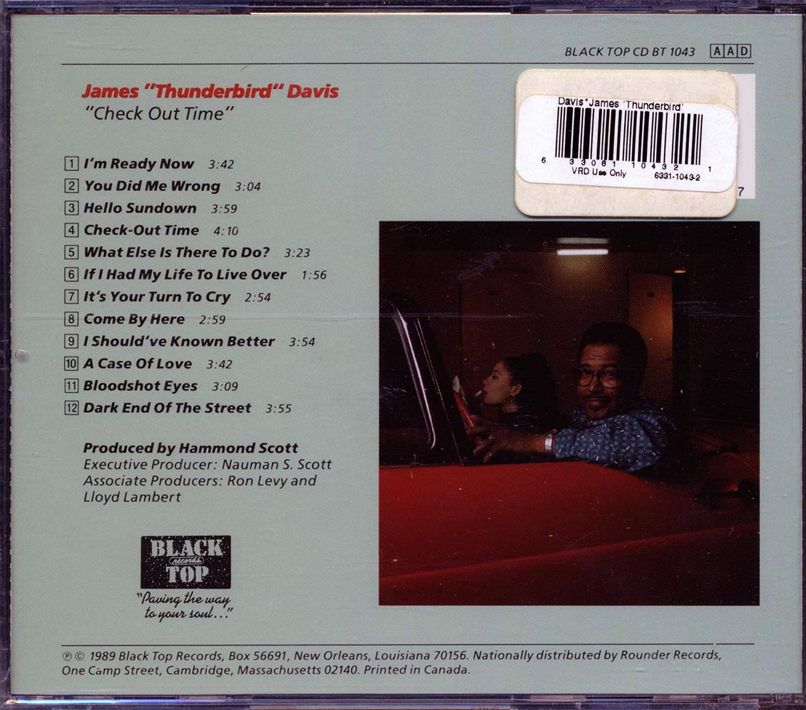 James Thunderbird Davis & The Black Top All Stars - Check Out Time