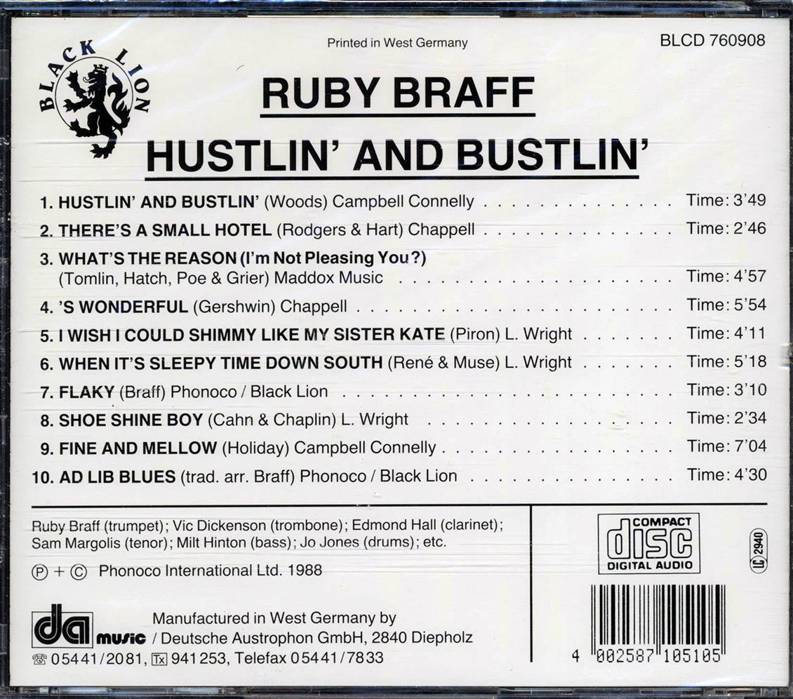 Ruby Braff - Hustlin' And Bustlin'