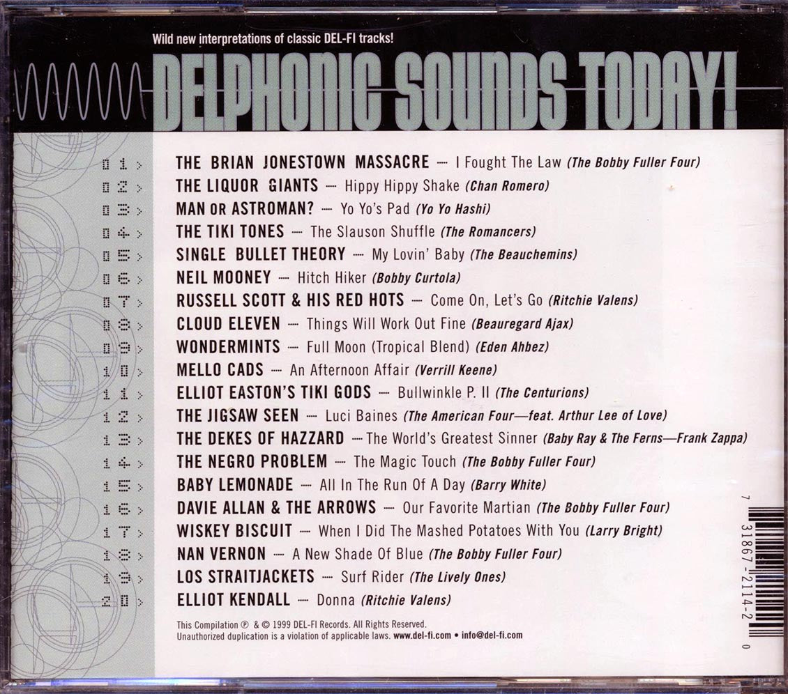 The Liquor Giants, Brian Jonestown Massacre, Tiki Tones, Etc. - Delphonic Sounds Today