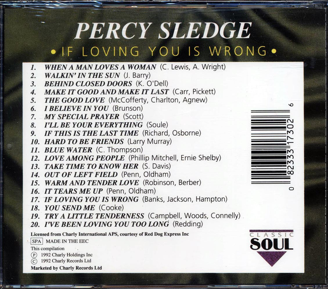 Percy Sledge - If Loving You Is Wrong