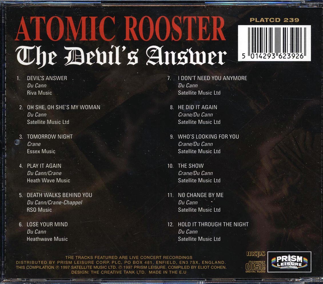 Atomic Rooster - The Devil's Answer