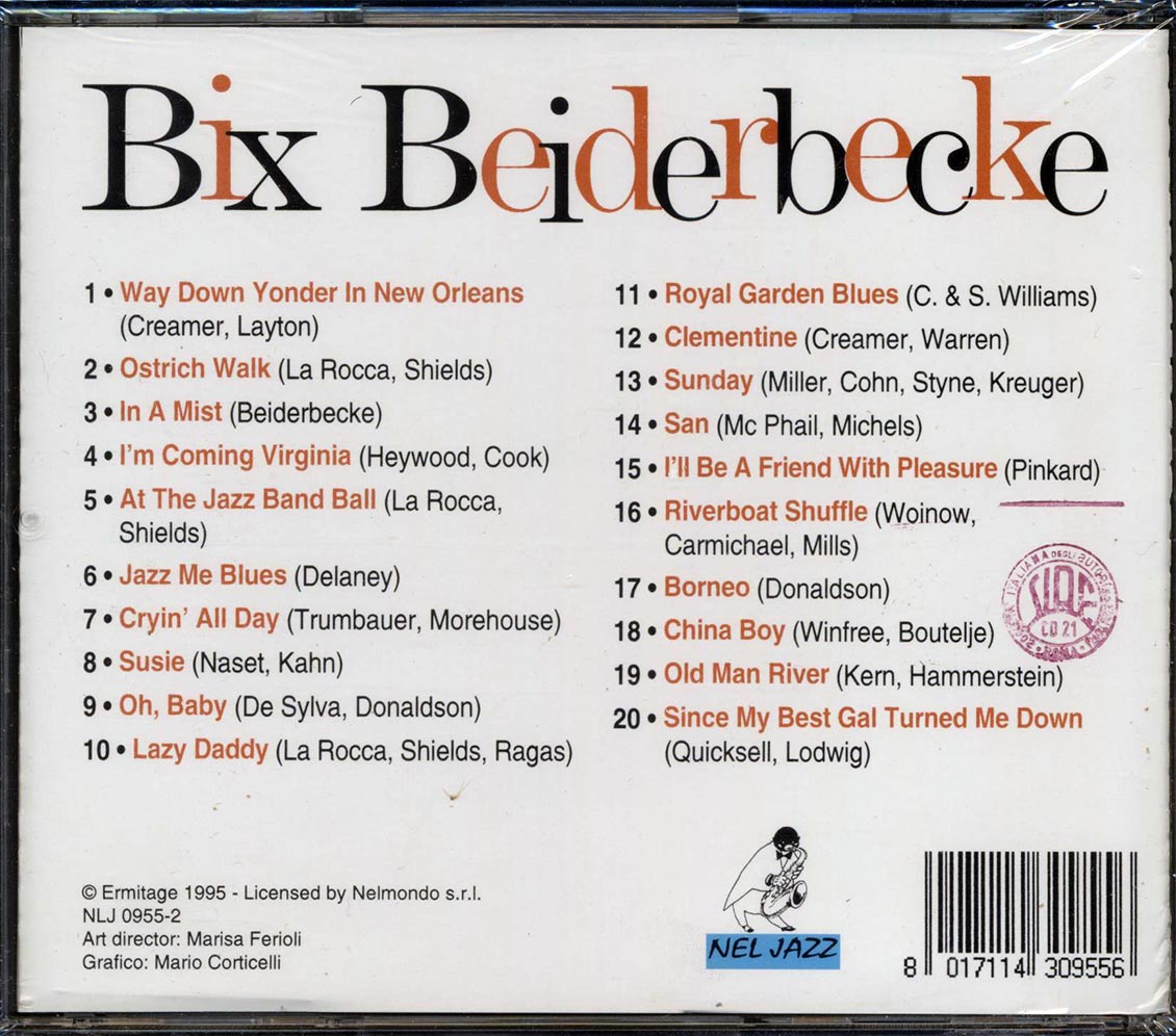 Bix Beiderbecke - Bix Beiderbecke (20 tracks)