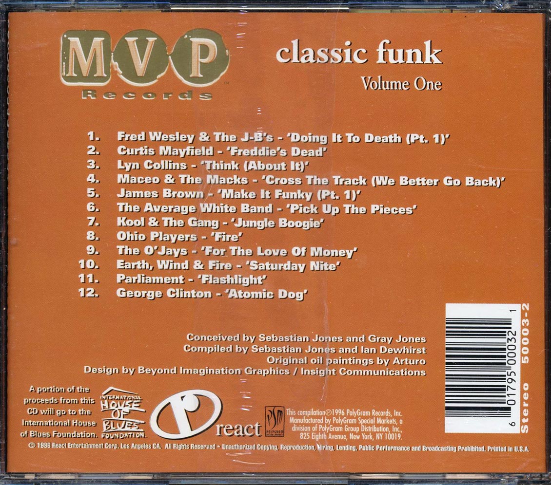 Curtis Mayfield, Lyn Collins, James Brown, Average White Band, Etc. - Classic Funk Volume 1