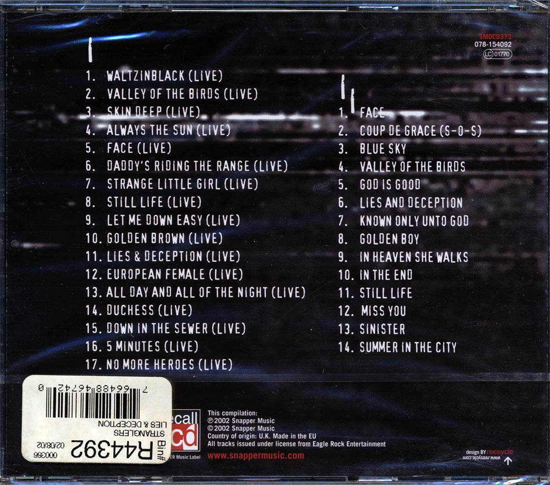Stranglers - Lies & Deception (31 tracks) (2xCD)
