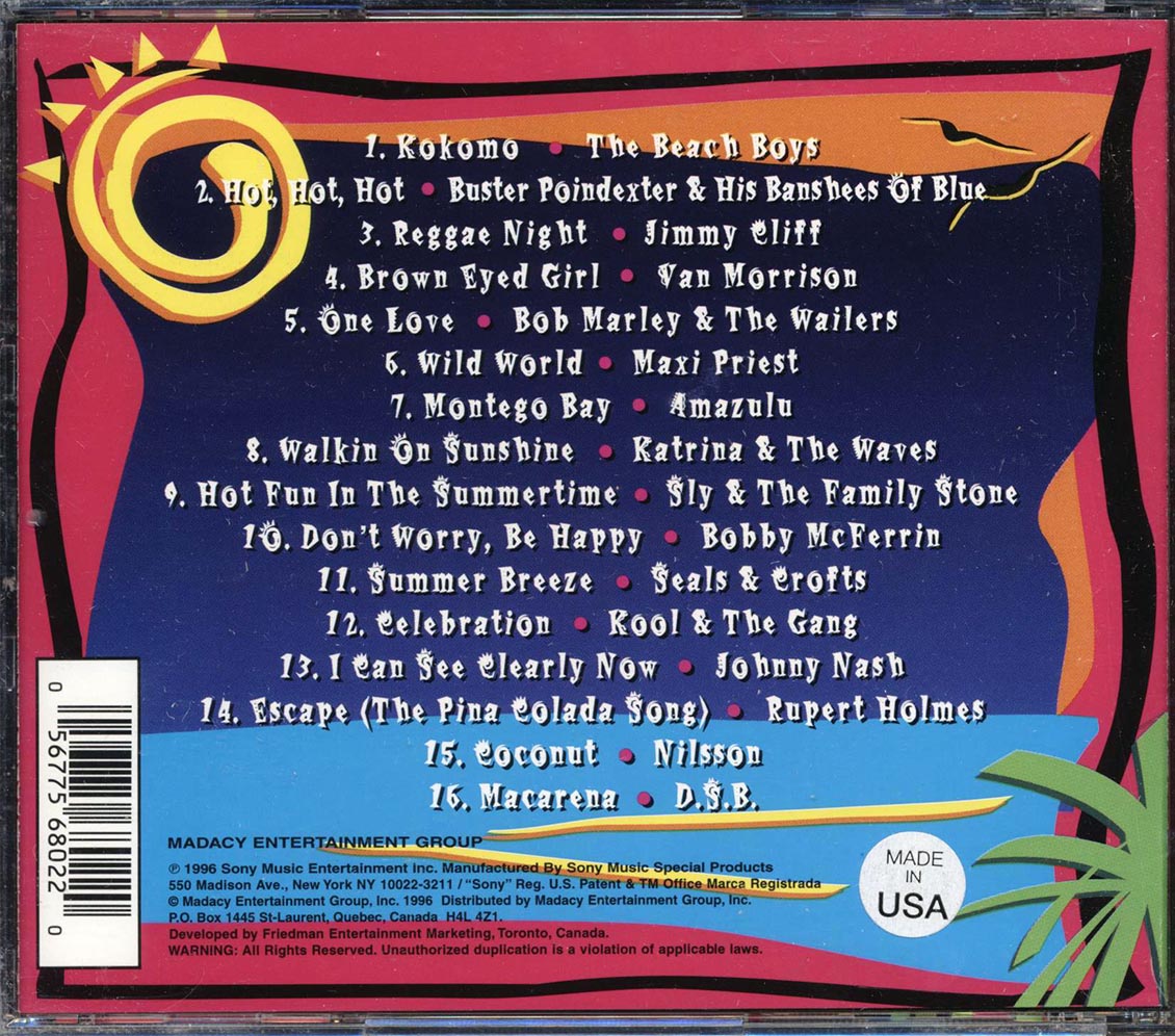 The Beach Boys, Jimmy Cliff, Van Morrison, Seals & Crofts, Etc. - Sun Splashin'