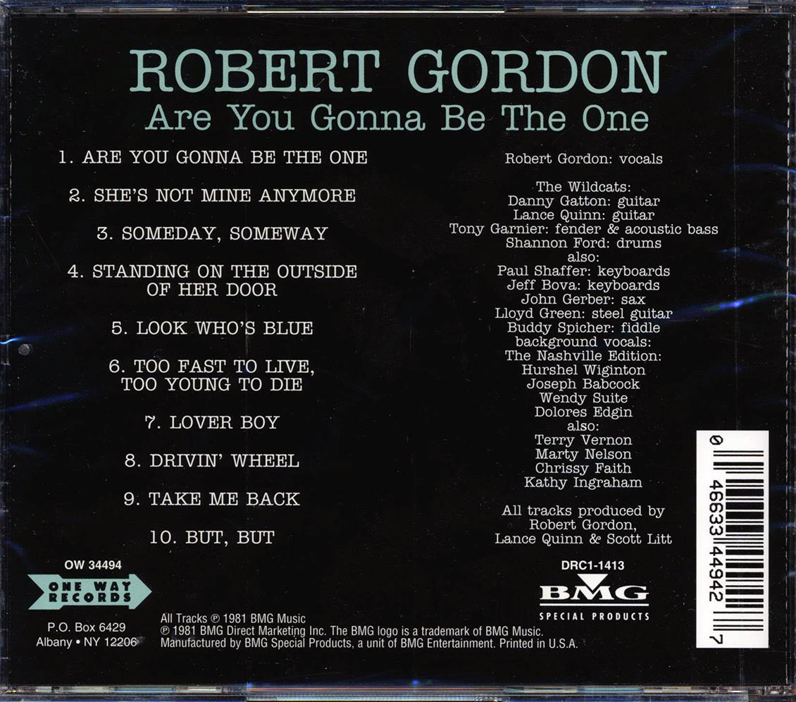 Robert Gordon - Are You Gonna Be The One