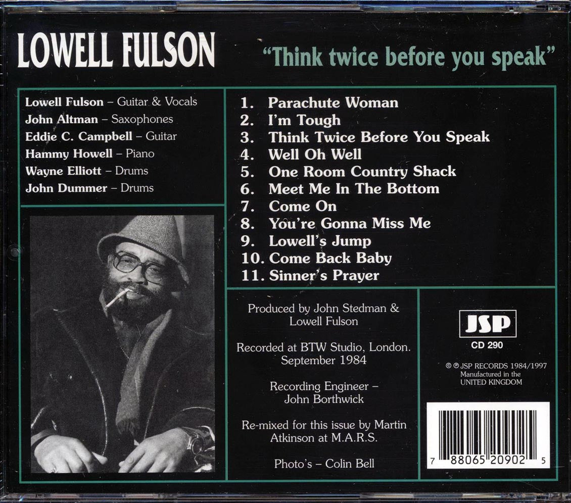 Lowell Fulson - Think Twice Before You Speak