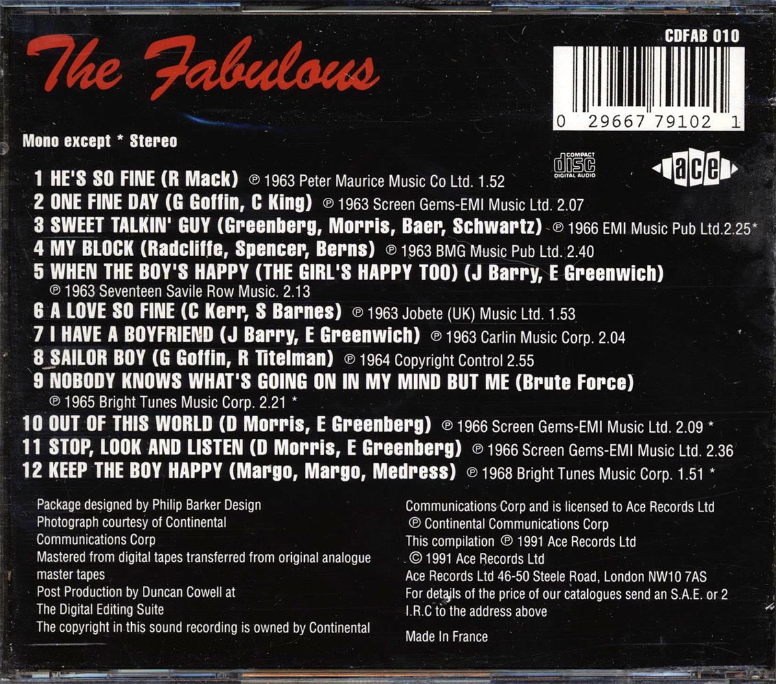 The Chiffons - The Fabulous Chiffons