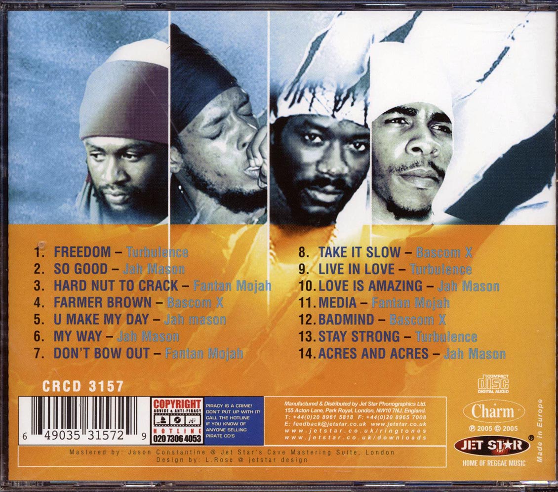 Turbulence, Jah Mason, Fantan Mojah, Bascom X - Young Lions Volume 2