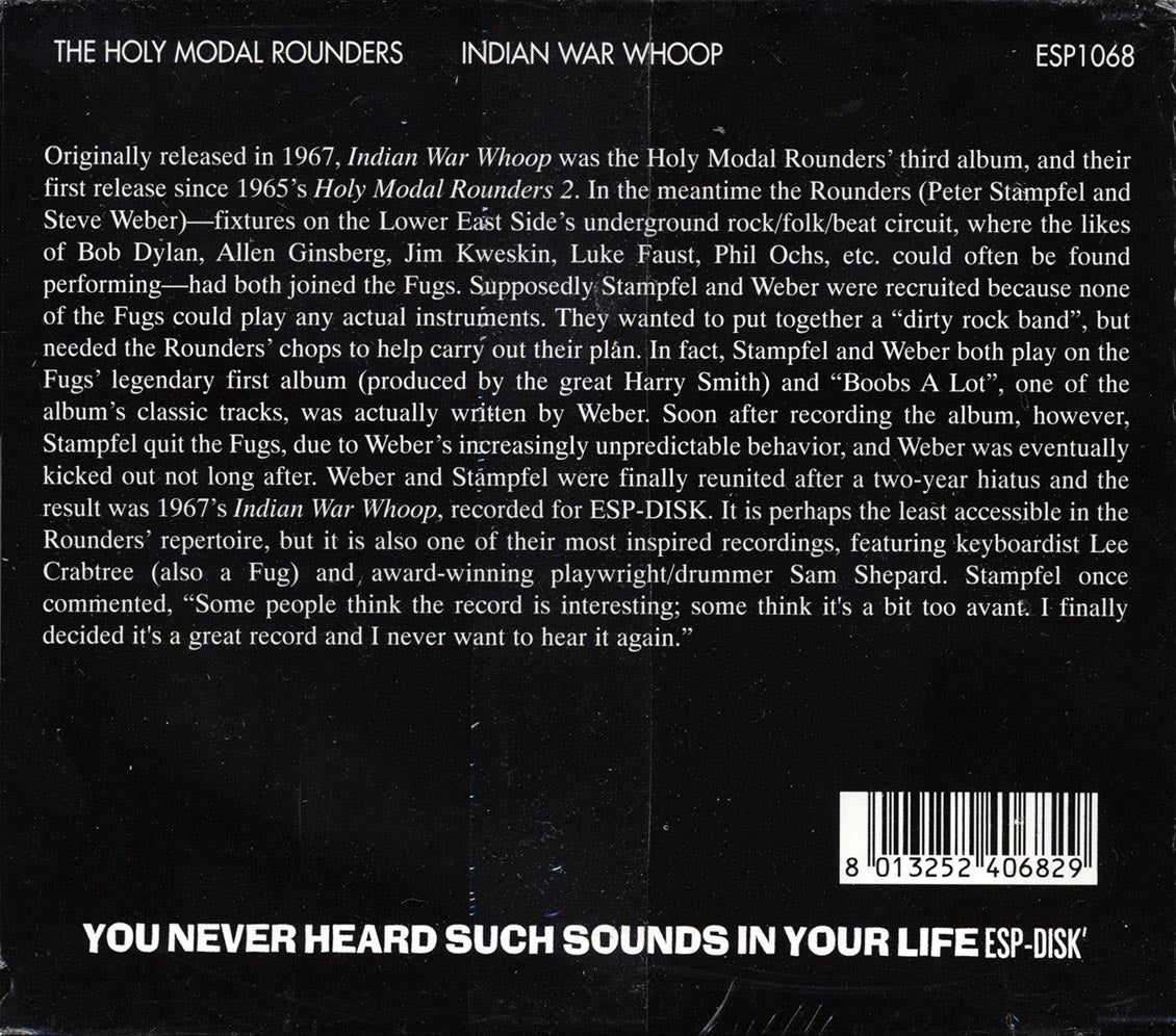 Holy Modal Rounders - Indian War Whoop