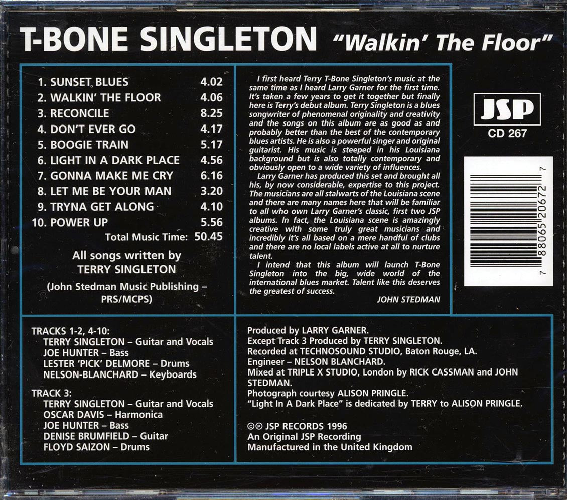 T-Bone Singleton - Walkin' The Floor