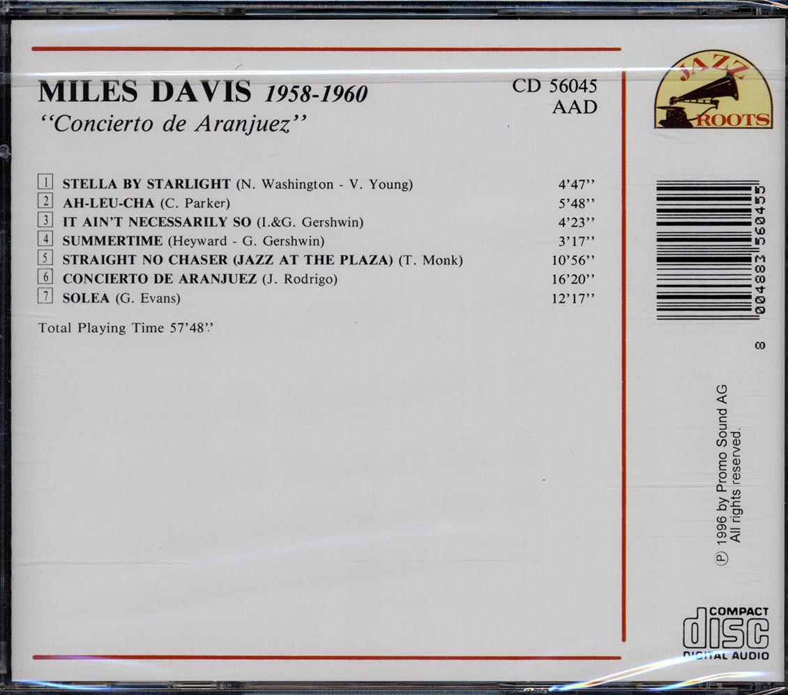Miles Davis - 1958-1960 Concierto De Aranjuez