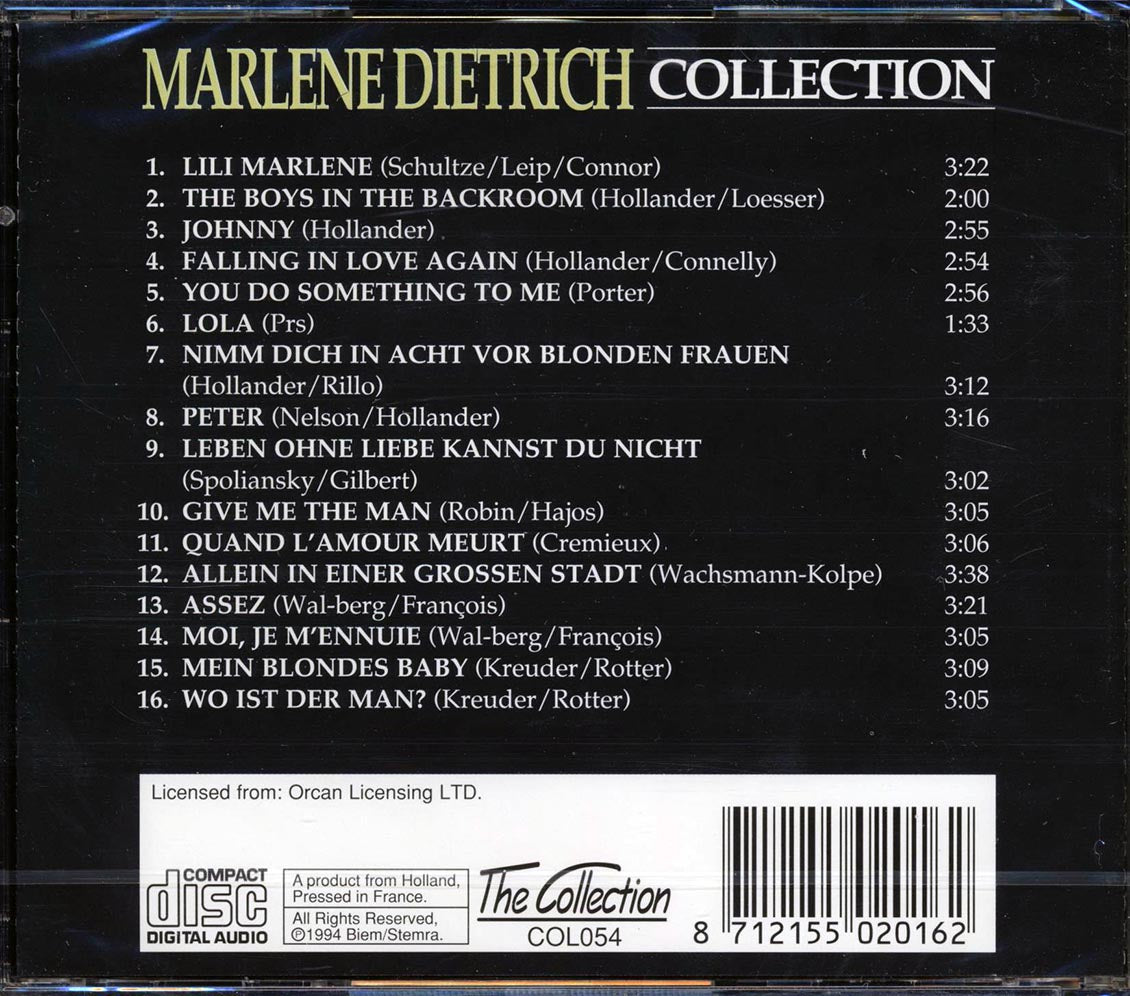 Marlene Dietrich - Collection