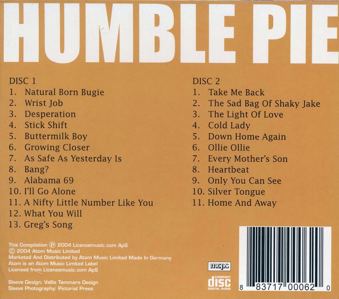 Humble Pie - Home And Away (24 tracks) (2xCD)