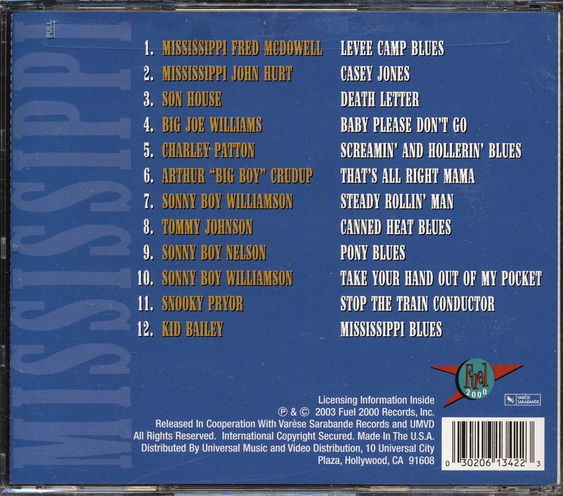 Son House, Charley Patton, Sonny Boy Williamson, Etc. - The Blues Came From Mississippi