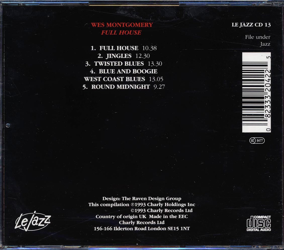 Wes Montgomery - Full House (20 tracks)