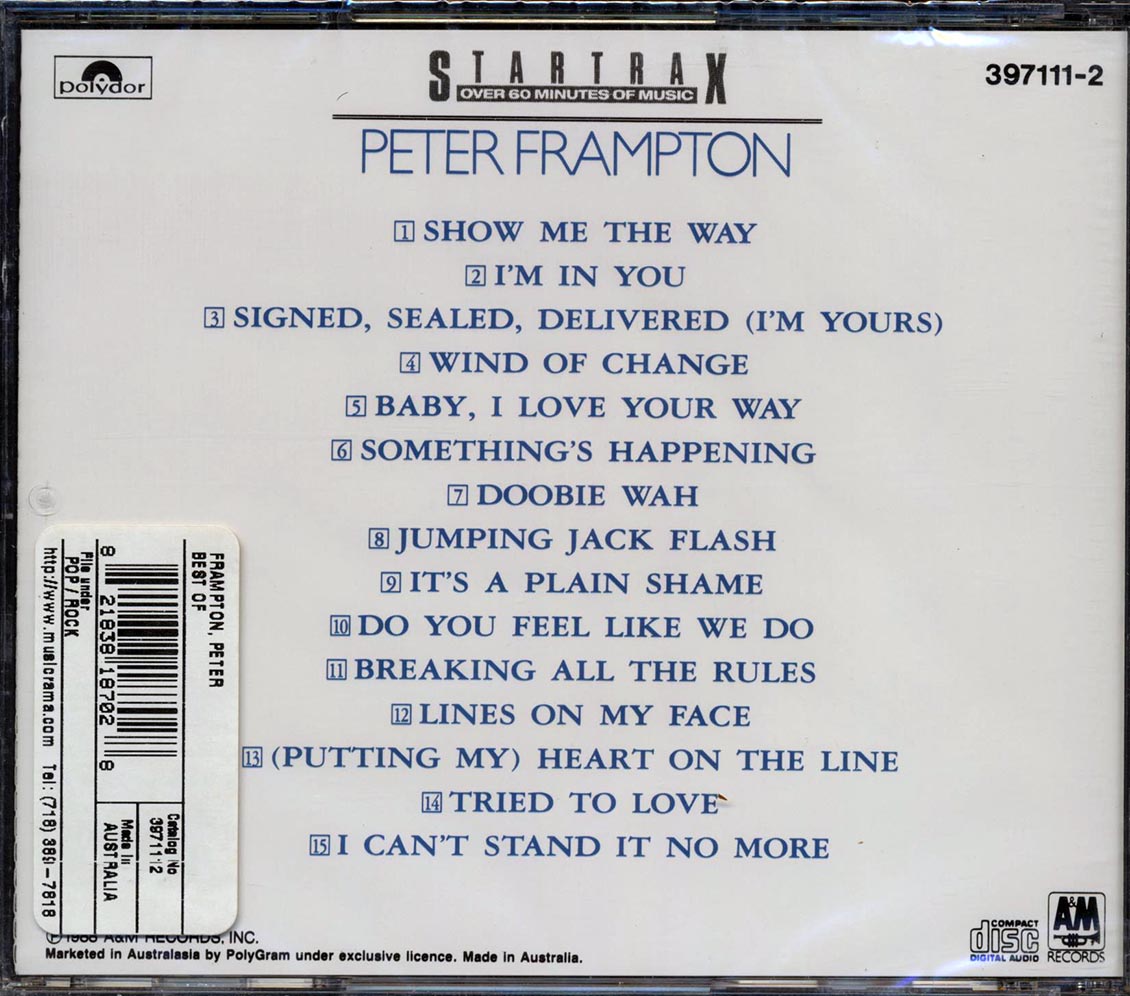 Peter Frampton - Startrax