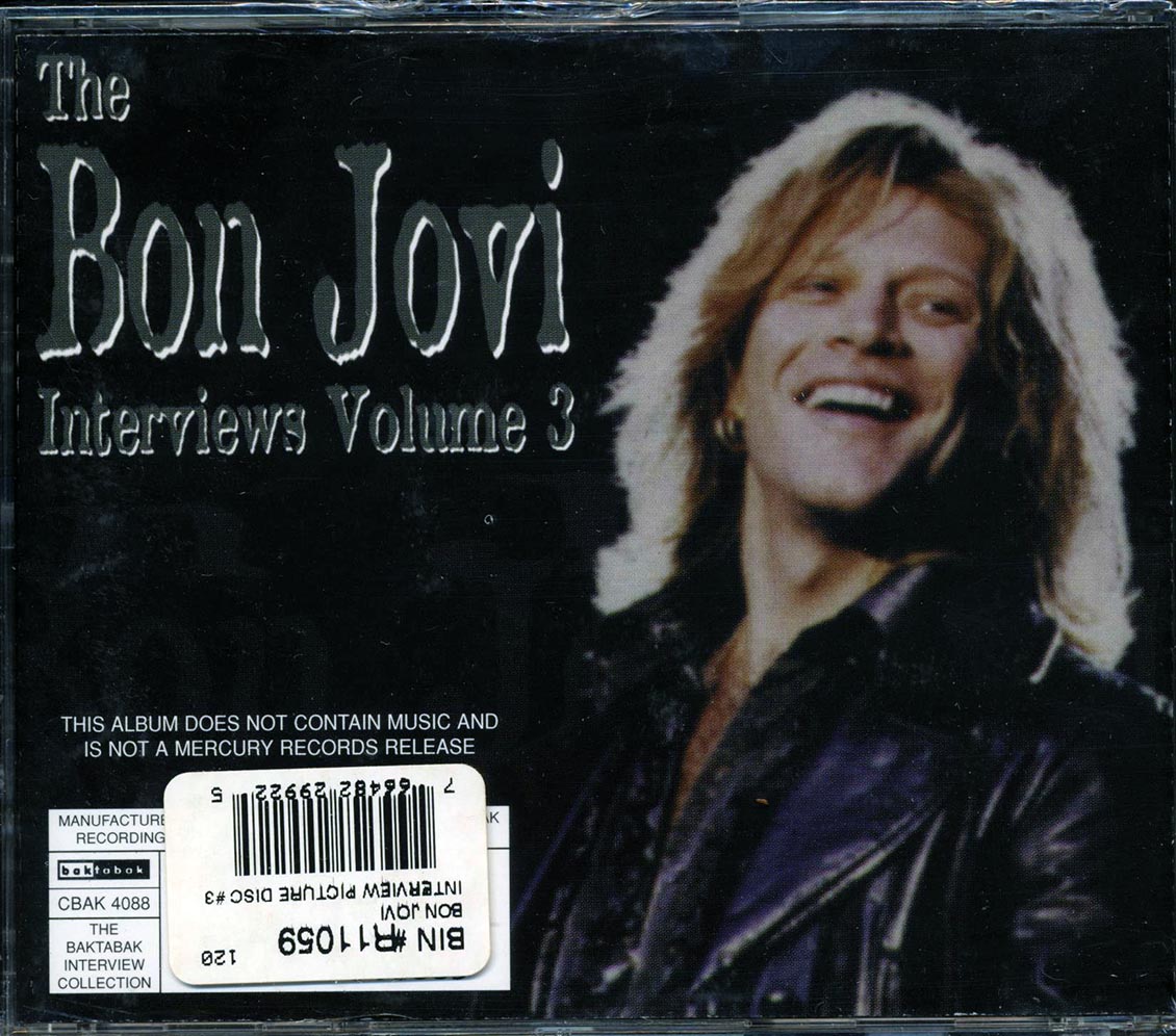 Bon Jovi - The Bon Jovi Interviews Volume 3