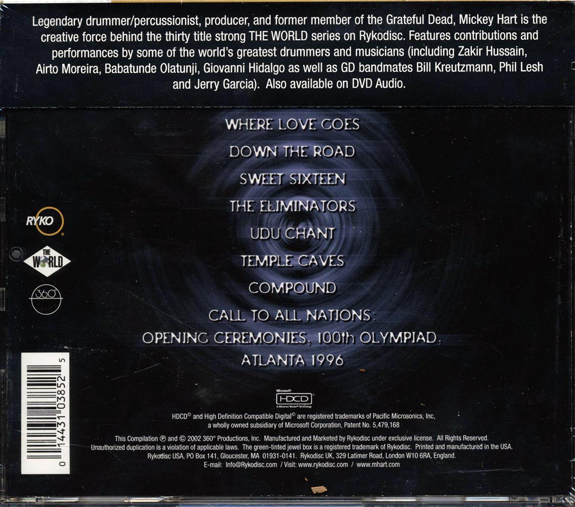 Mickey Hart - The Best Of Mickey Hart: Over The Edge And Back (marked/ltd stock)