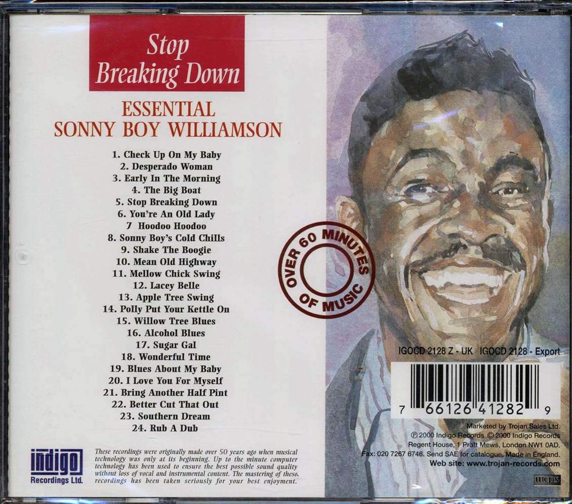 Sonny Boy Williamson - Stop Breaking Down: The Essential Recordings Of Sonny Boy Williamson (24 tracks)