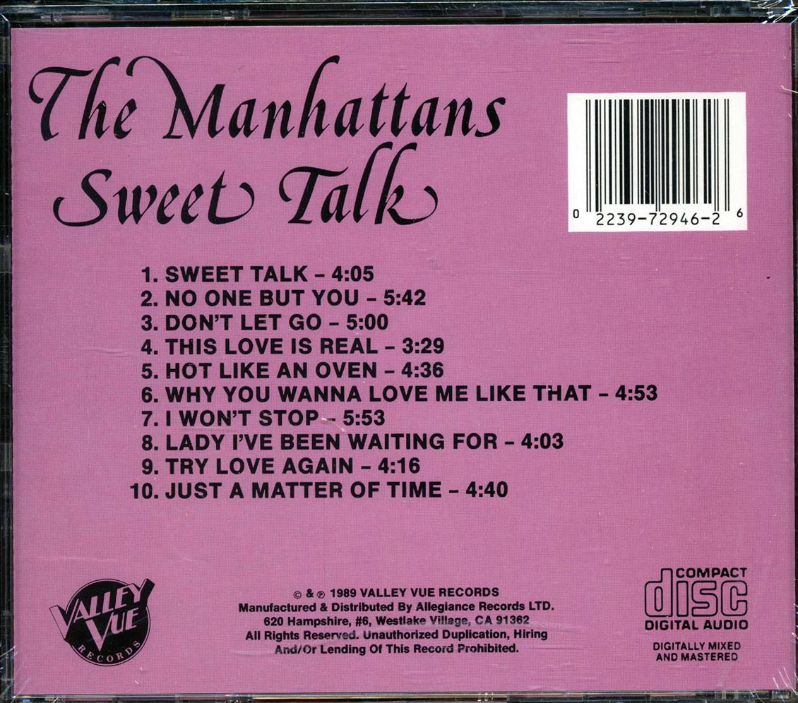 The Manhattans - Sweet Talk