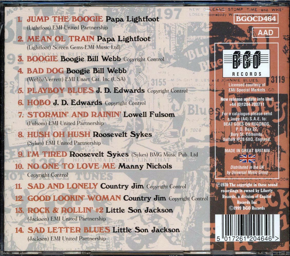 Papa Lightfoot, Boogie Bill Webb, JD Edwards, Etc. - Rural Blues Volume 3: Down Home Stomp (remastered)