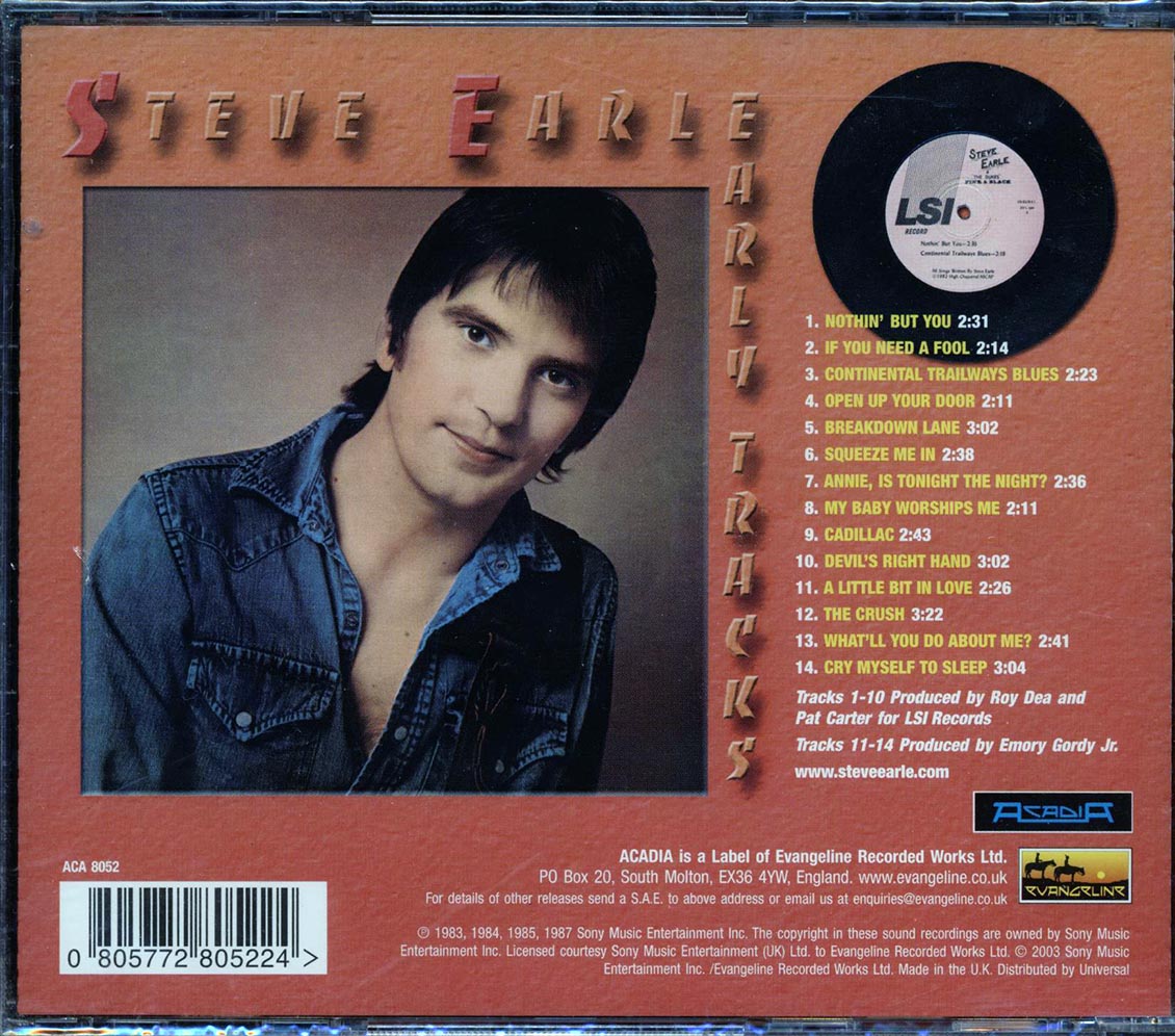 Steve Earle - Early Tracks