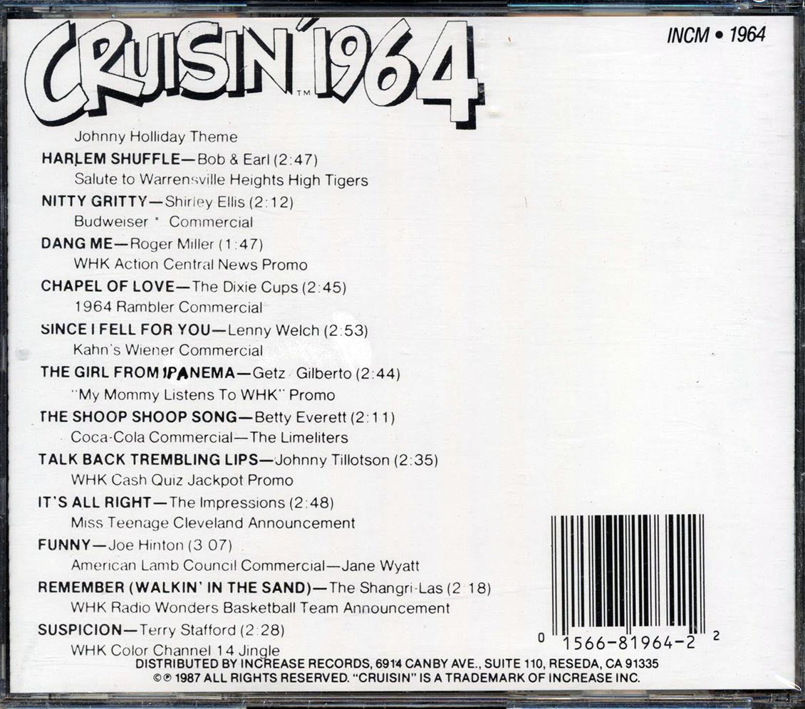 Bob & Earl, Shirley Ellis, Roger Miller, Etc. - Cruisin' 1964