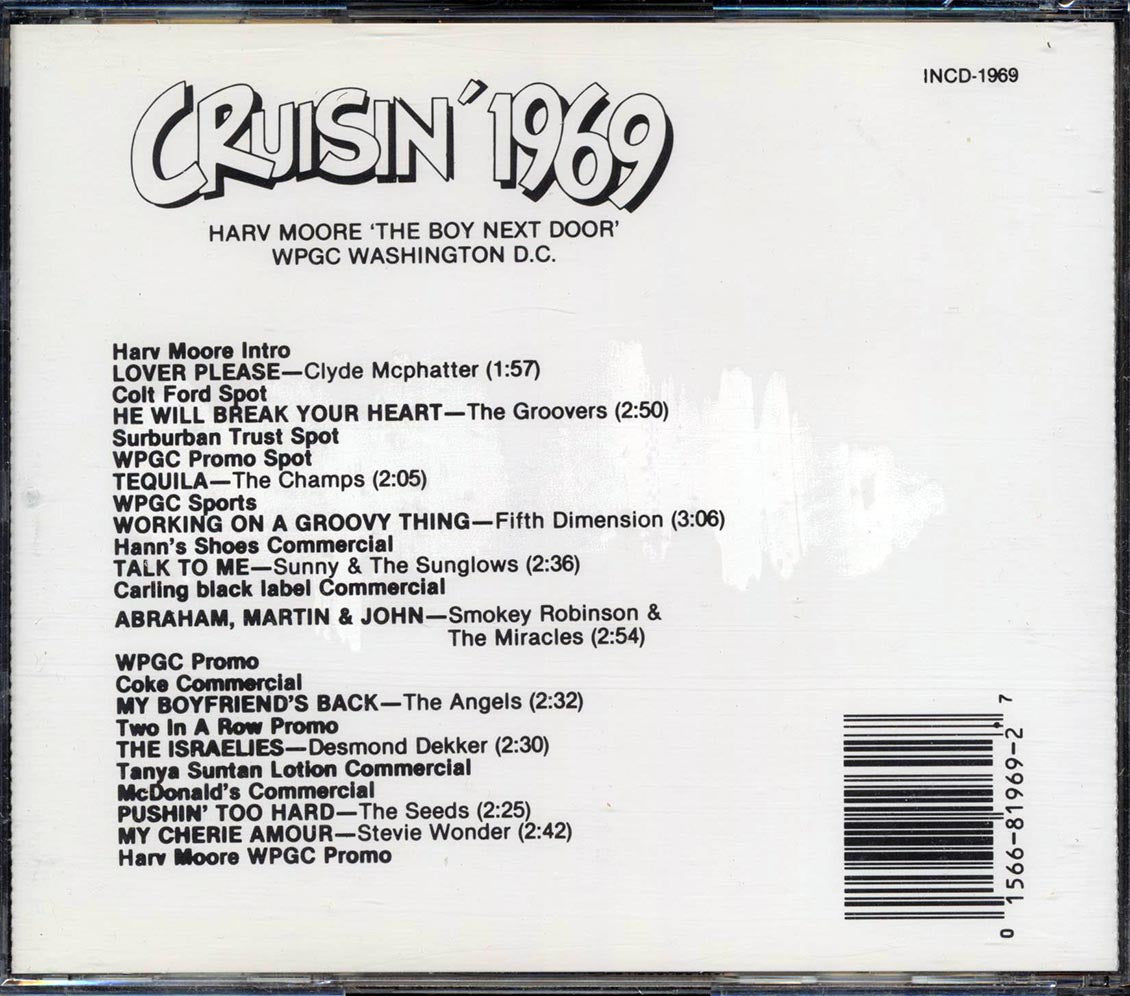 Harv Moore, Clyde McPhatter, The Groovers, Etc. - Cruisin' 1969