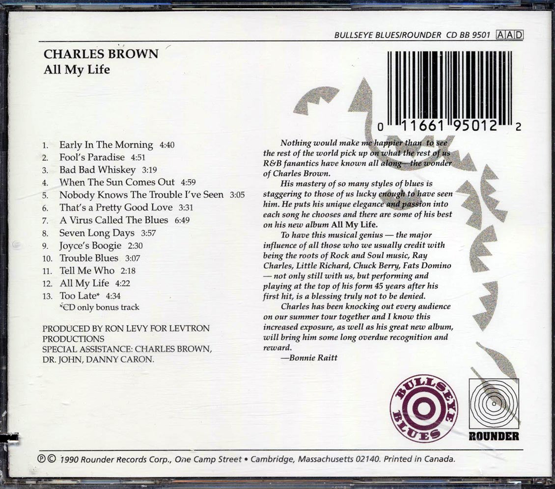 Charles Brown - All My Life (marked/ltd stock)