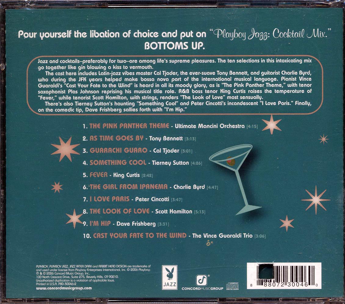 Cal Tjader, The Vince Guaraldi Trio, King Curtis, Etc. - Playboy Jazz-Cocktail Mix (marked/ltd stock)