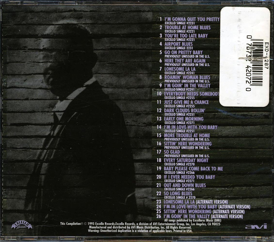 Silas Hogan - Trouble: The Best Of The Excello Masters (26 tracks) (marked/ltd stock)