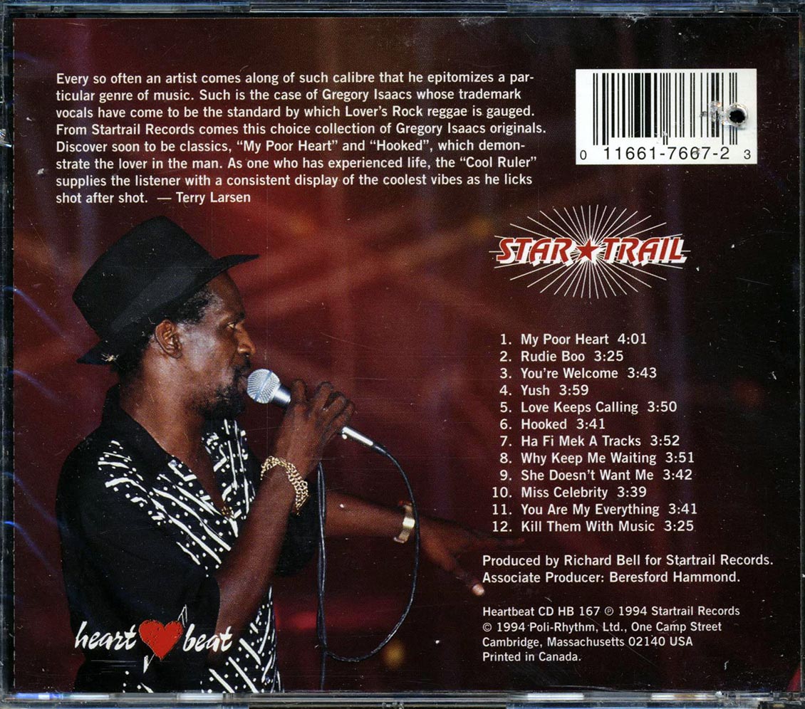 Gregory Isaacs - My Poor Heart (marked/ltd stock)