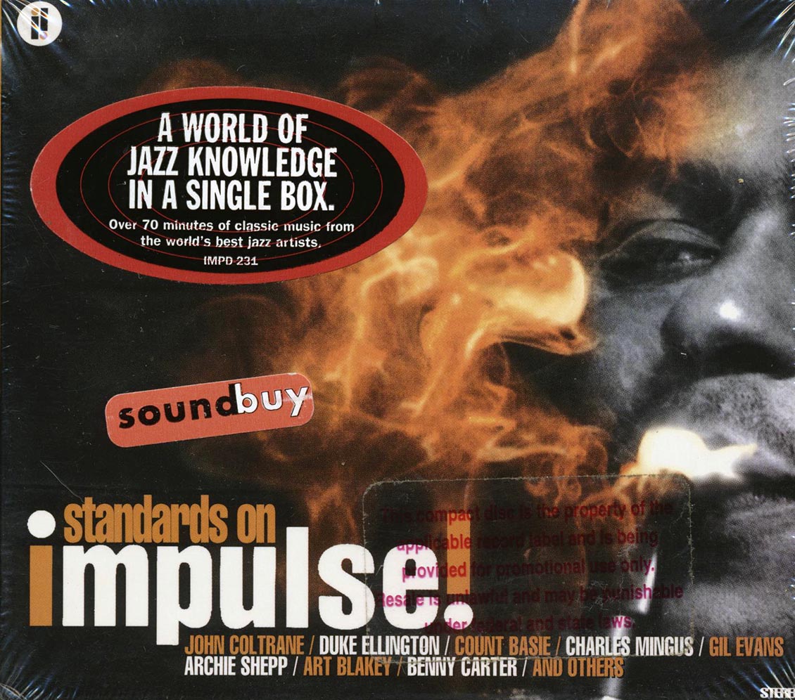 John Coltrane, The Art Blakey Quartet, Duke Ellington, Etc. - Standards On Impulse! (promo) (marked/ltd stock) (deluxe 3-fold digipak)